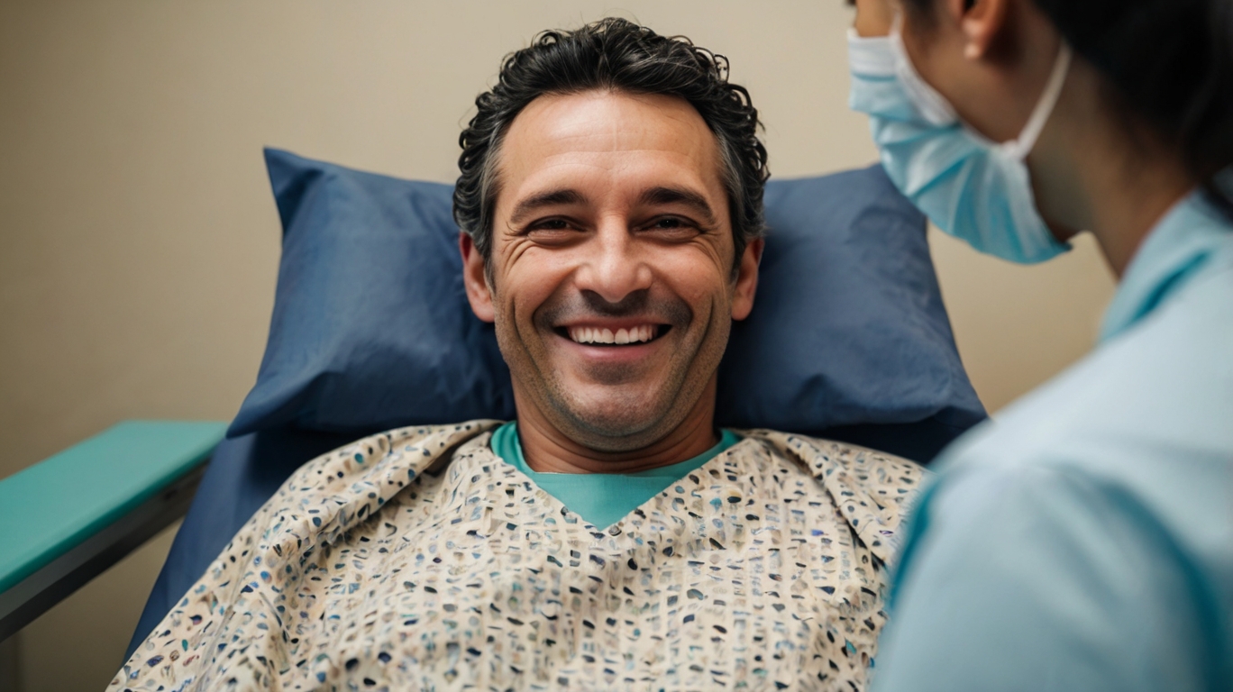 Inguinal Hernia. A bulge in the groin area, common in men, often noticed while standing or coughing.